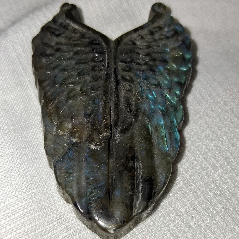 Carved Wing Shaped Stone